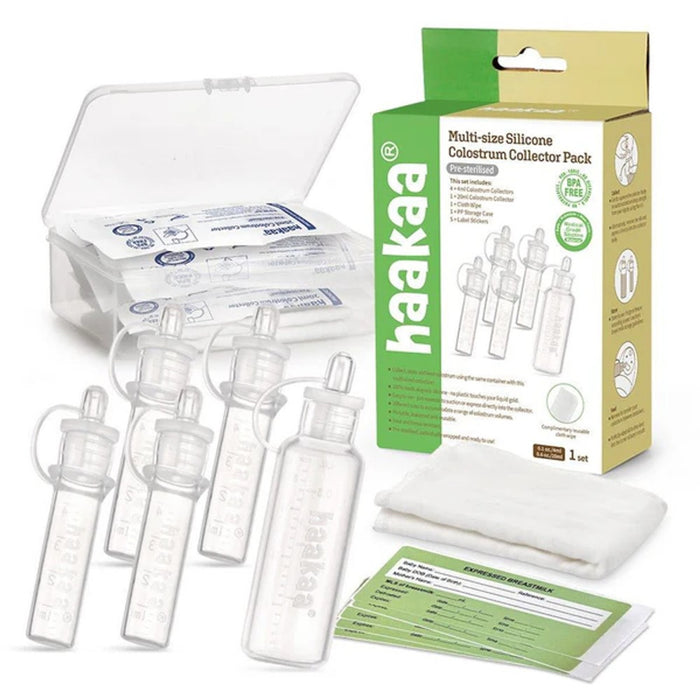 Haakaa Colostrum Collector Set - Multi-Size (Pre-Sterilised)