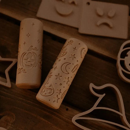 Halloween Eco Pattern Playdough Roller - Assorted