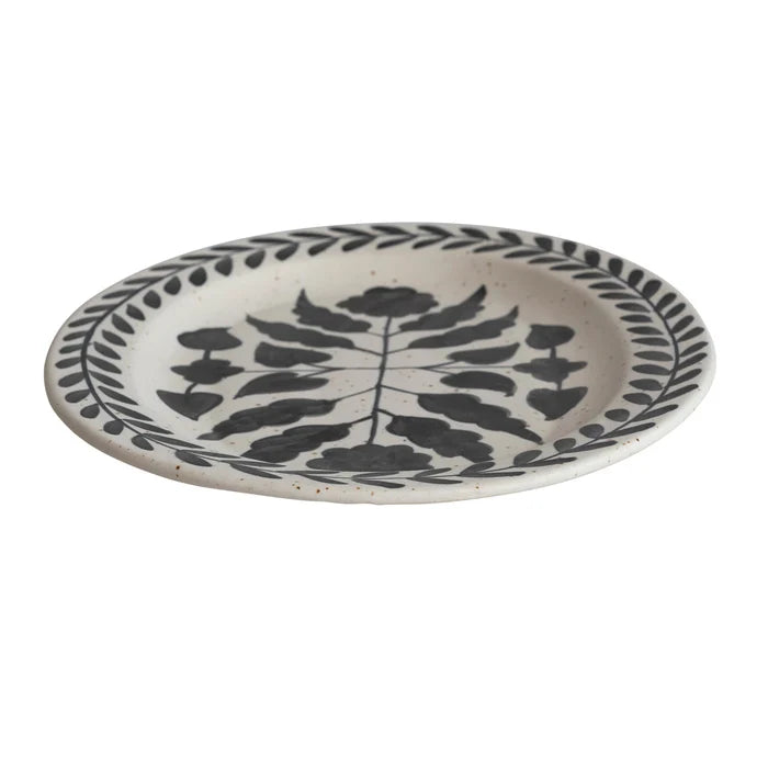 Hand-Painted Stoneware Platter