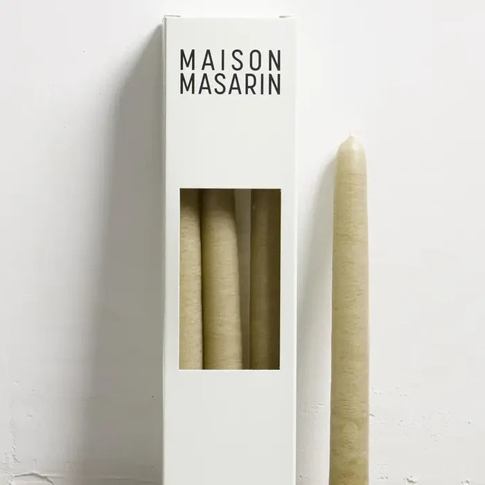 Handcrafted French Stick Candles in Natural