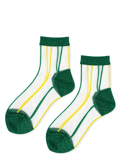 Hansel from Basel – Grand Slam Sheer Short Crew in Green