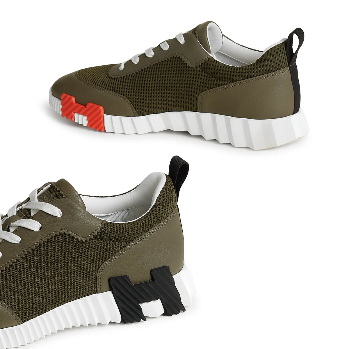 Hermès Paris Bouncing Sneaker Tundra Green