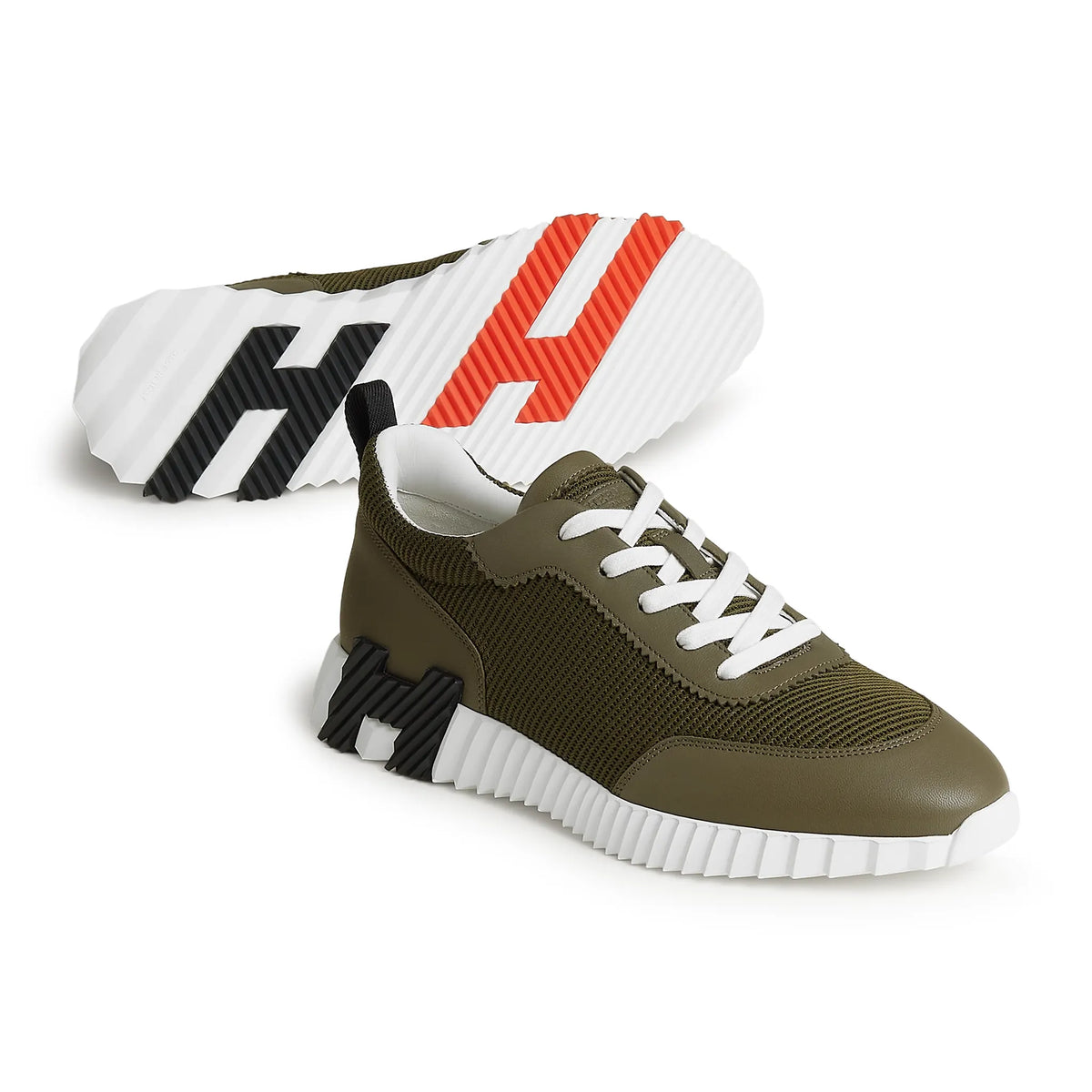 Hermès Paris Bouncing Sneaker Tundra Green