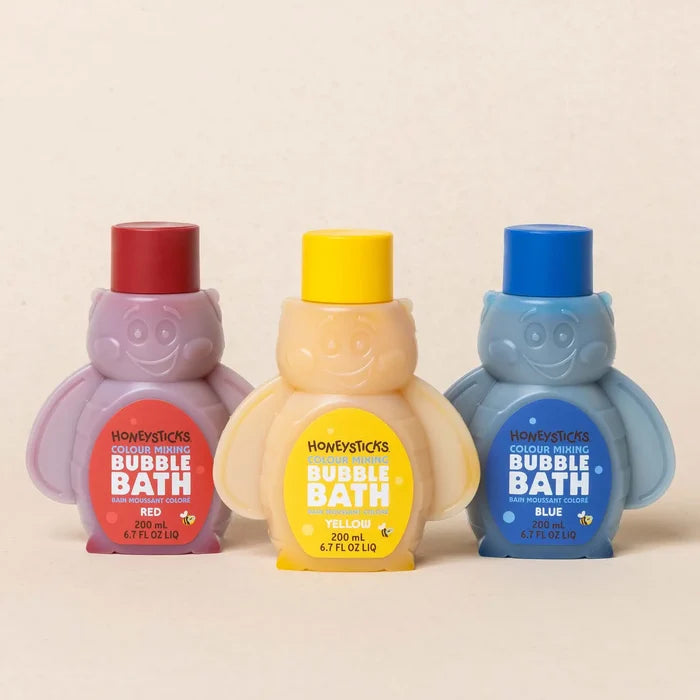Honeysticks Colour Mixing Bubble Bath Set 3pk 200ml