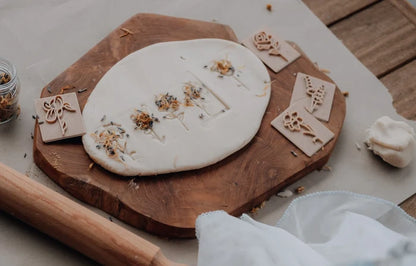 Kinfolk Pantry Flower Playdough Eco Stamp Set