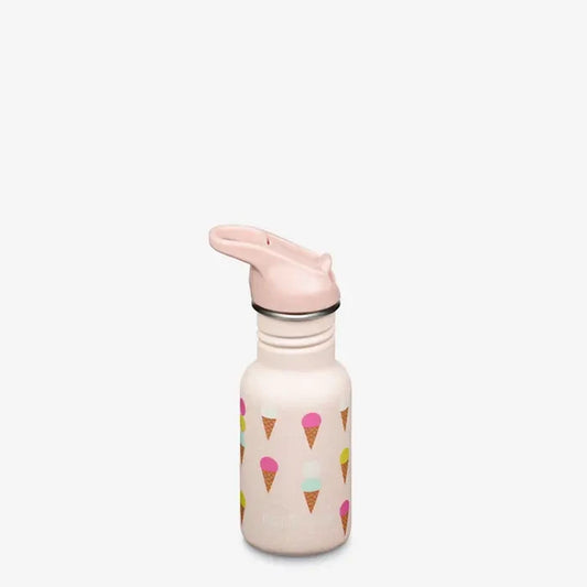 Klean Kanteen- Classic Kids 12oz Water Bottle in Ice Cream