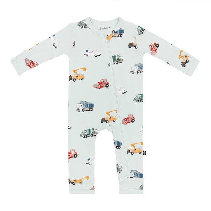 Kyte Baby - Zippered Romper in City Vehicles