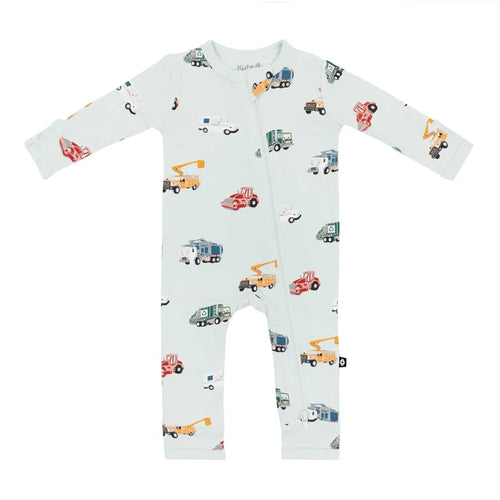 Kyte Baby - Zippered Romper in City Vehicles