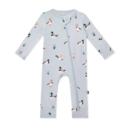 Kyte Baby - Zippered Romper in Mallard Duck