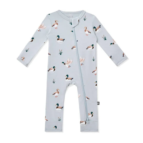 Kyte Baby - Zippered Romper in Mallard Duck