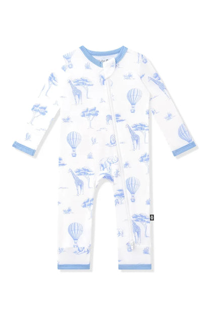 Kyte Baby - Zippered Romper in Toile Safari