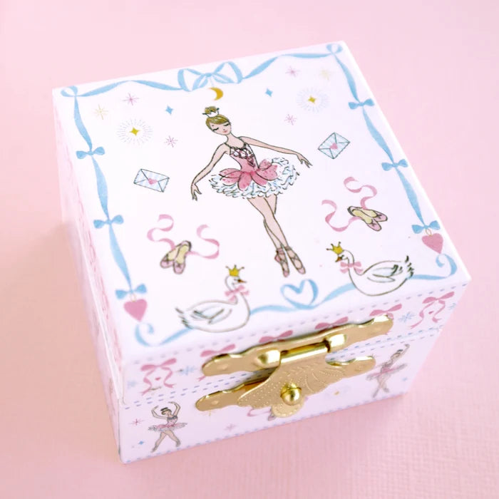 Lauren Hinkley Pink Bow Ring & Ballerina Box