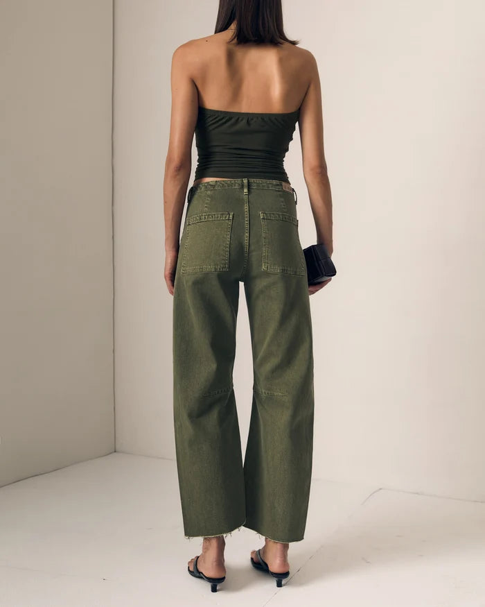 Le Jean - Utility Soft Barrel in Olive Green