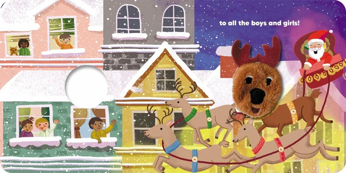 Little Reindeer Finger Puppet Board Book