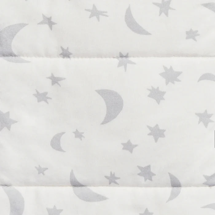 Love to Dream Quilted Cotton Sleep Suit 2.5 TOG - White Moonlight