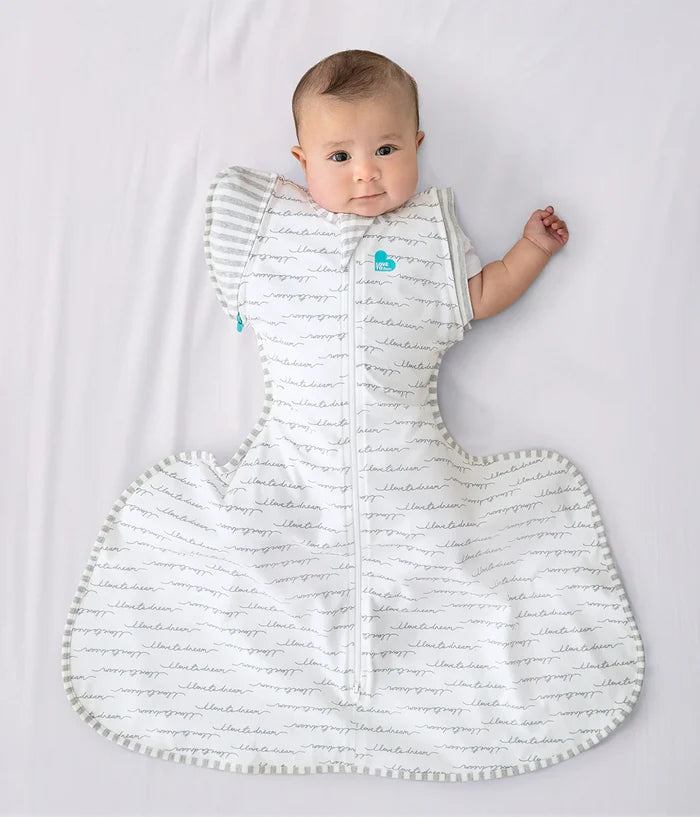 Love to Dream Swaddle Up™ Transition Bag Hip Harness 1.0 TOG - White Dreamer