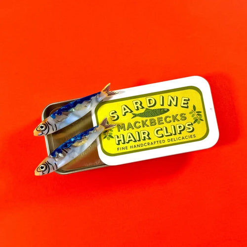 MackBecks - Sardine Tin Barrette Set