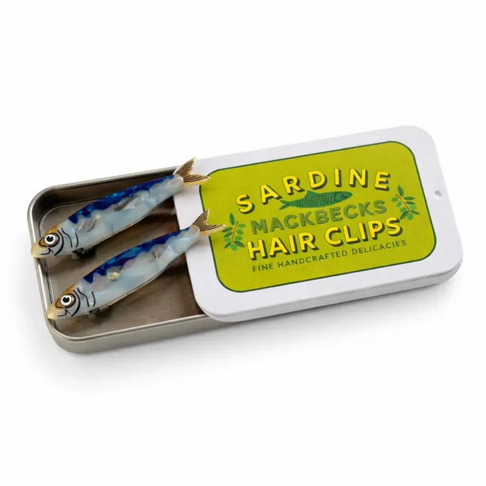 MackBecks - Sardine Tin Barrette Set