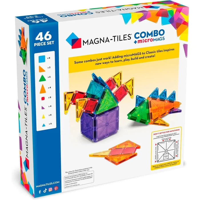 Magna-Tiles - Magna-Tiles Combo 46-Piece Set