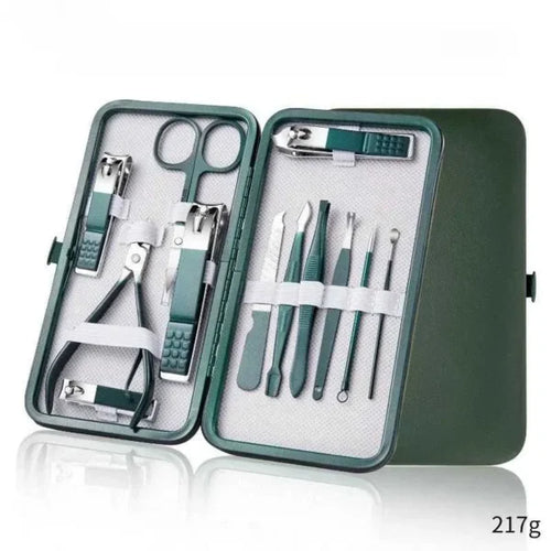 Manicure Set Nail Clippers Kit 12 Pcs
