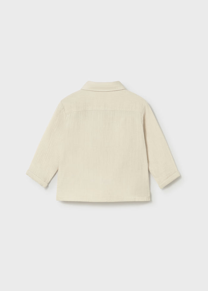 Mayoral – Long Sleeve Button Down in Hemp