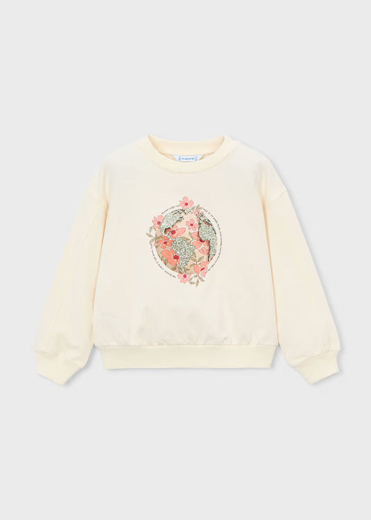 Mayoral – Printed Earth Pullover in Chickpea
