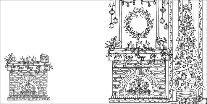 Merry & Bright Christmas Colouring Book
