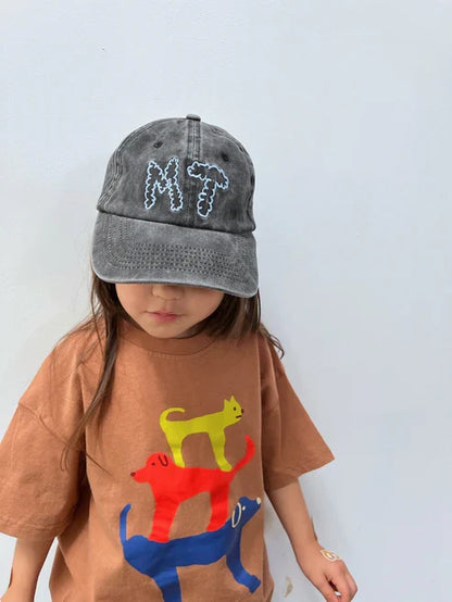 Milk Teeth – MT Dad Cap in Charcoal