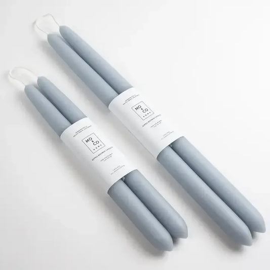 Mo&Co Home - Dipped Beeswax Candles in Bluebell