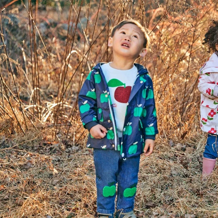 Mon Coeur – Recycled Cotton Green Apple Patch Baby Pant