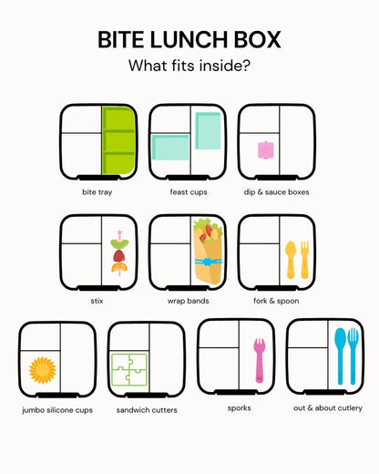 Montiico Bento Bite Lunch Box - Splash
