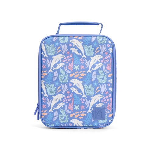 Montiico Large Insulated Lunch Bag - Dolphin Dreams