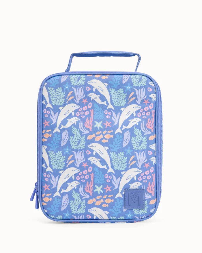 Montiico Large Insulated Lunch Bag - Dolphin Dreams