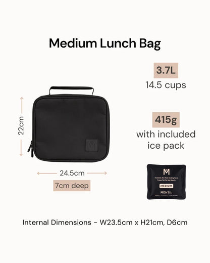 Montiico Medium Insulated Lunch Bag - Jetset