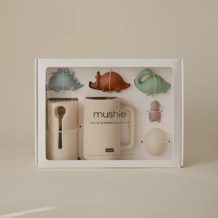 Mushie – Dino Bath Essentials Kit