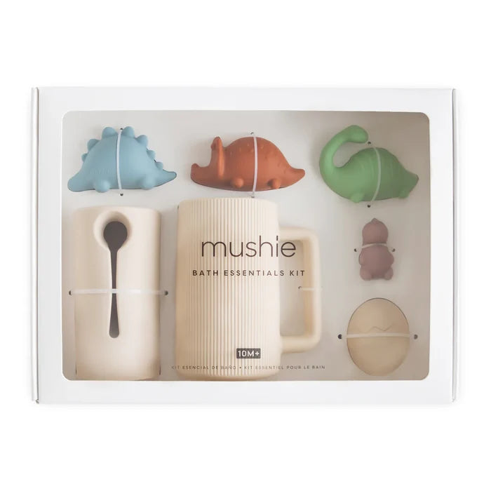 Mushie – Dino Bath Essentials Kit