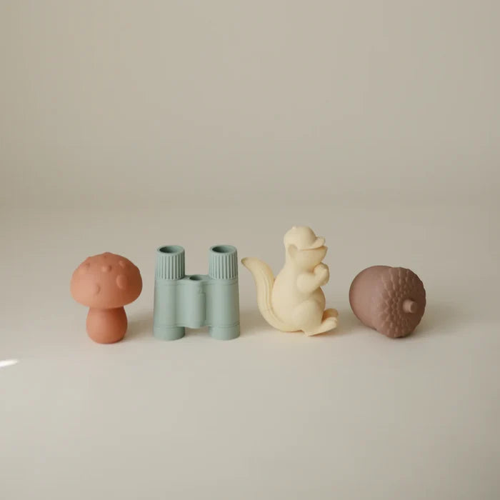 Mushie – Nature Mold Free Bath Play Set - 4 Pack