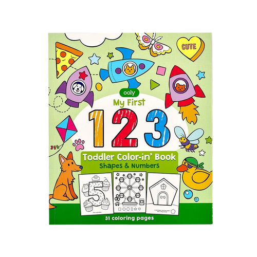 My First 123 - Toddler Color-In' Book