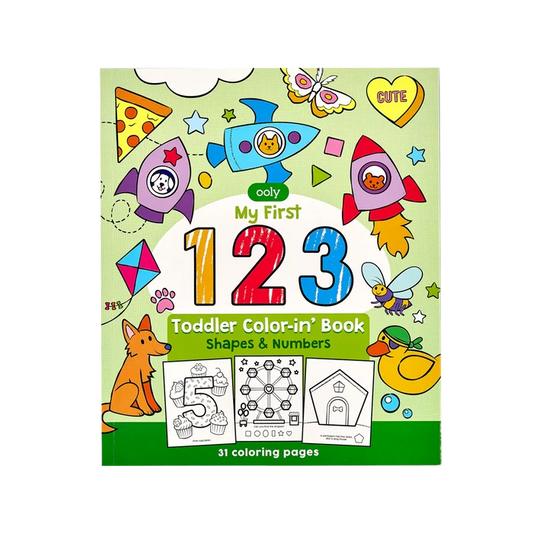 My First 123 - Toddler Color-In' Book