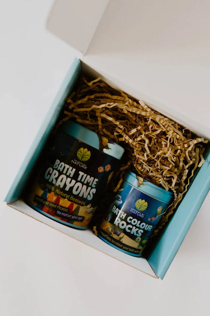 Nourish By Nature Bath Artistry Crayon & Bath Rocks Bundle