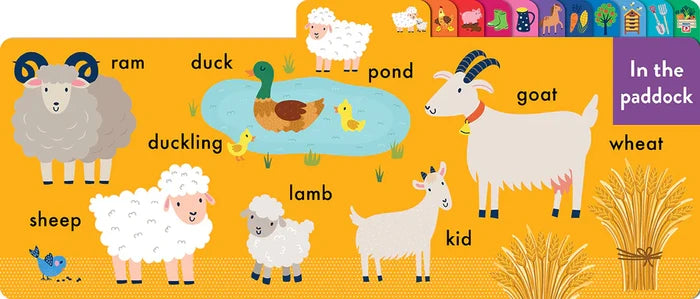 On the Farm Chunky Tabbed Board Book