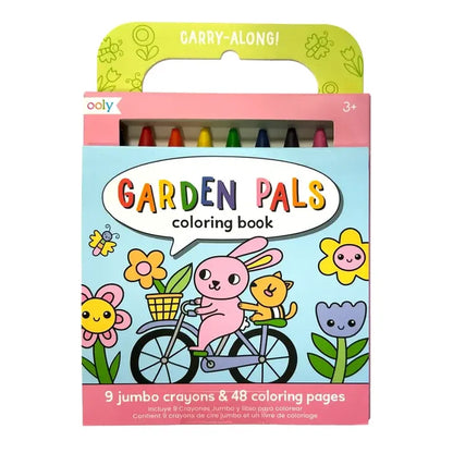 Ooly – Garden Pals Carry Along Crayon & Coloring Book