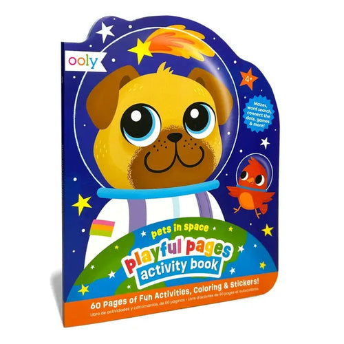 Ooly – Playful Pages Activity Book in Pets in Space