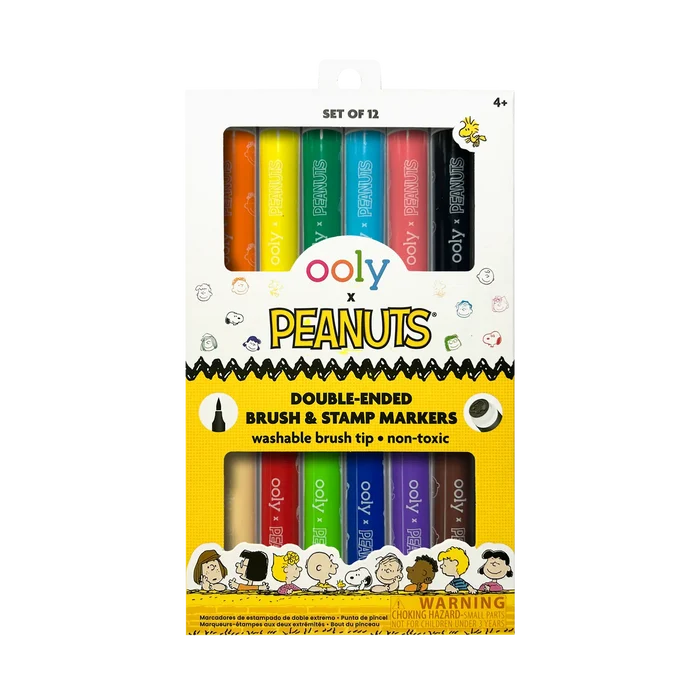 Ooly X Peanuts - Double Ended Brush/Stamp Markers