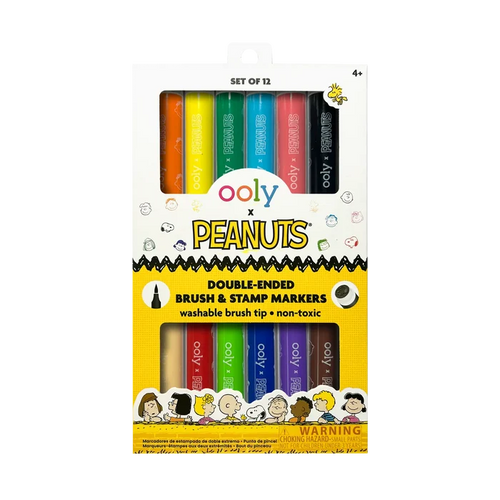 Ooly X Peanuts - Double Ended Brush/Stamp Markers