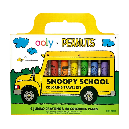 Ooly X Peanuts - Snoopy School Coloring Travel Kit