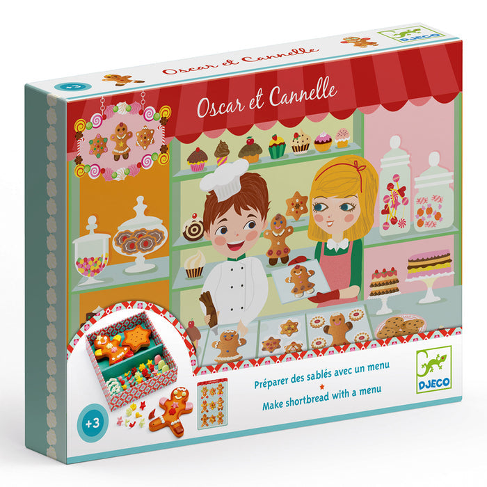 Oscar And Cannelle Gingerbread Man Decoration Set