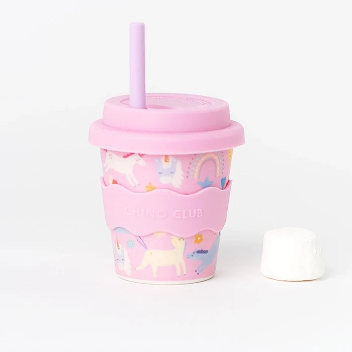 Pink Unicorn Babychino Cup 120ml
