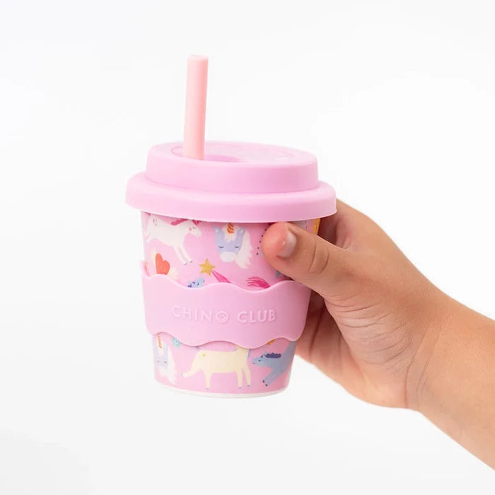 Pink Unicorn Babychino Cup 120ml