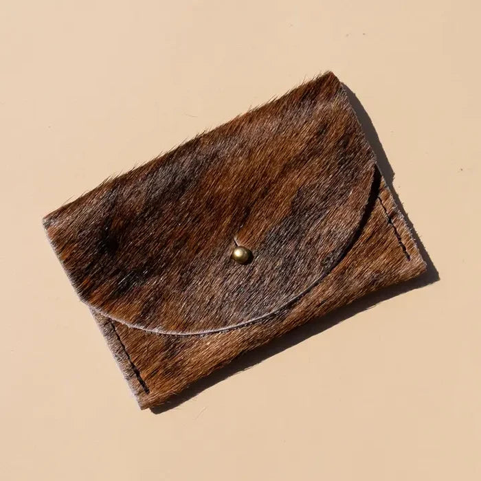 Primecut – Brindle Cowhide Card Holder